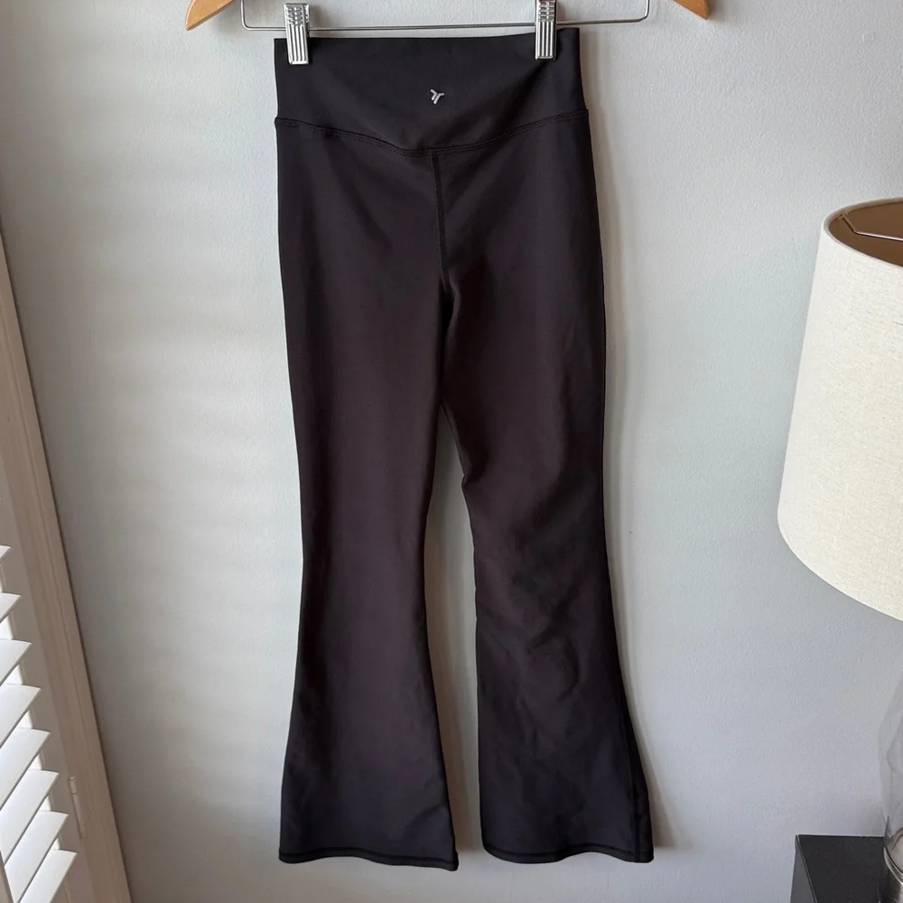 Old Navy Black‎ Flare Leggings Powersoft High Rise
